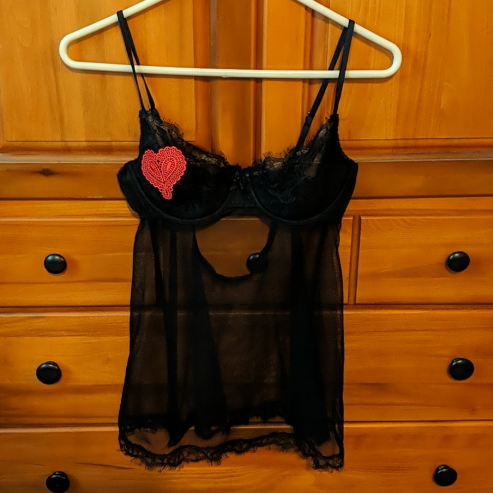 Victoria Secret heart teddy/nighty